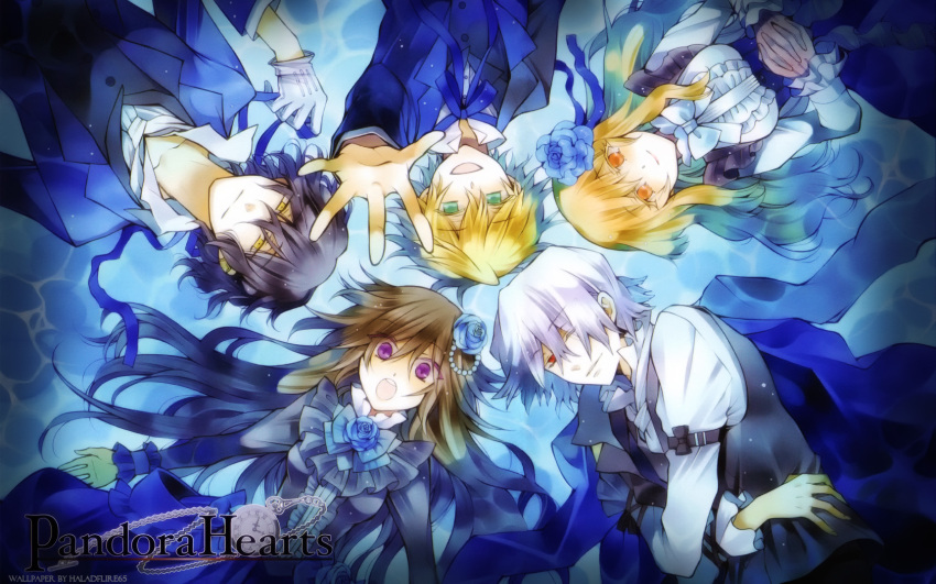 alice_(pandora_hearts), gilbert_nightray, oz_vessalius, pandora_hearts, sharon_rainsworth, xerxes_break