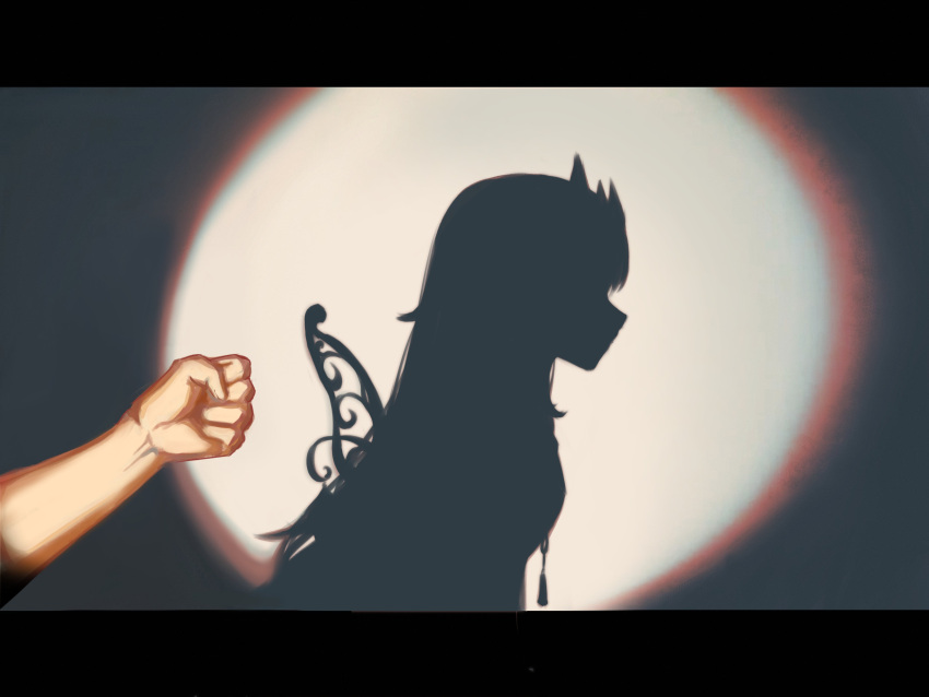 1girl, absurdres, clenched_hand, english_commentary, from_side, highres, hololive, hololive_english