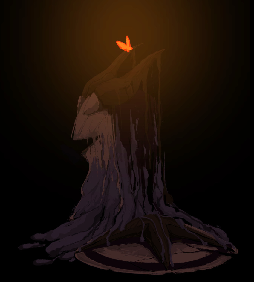 93mai, black_background, bug, butterfly, butterfly_wings, galacta_knight, glowing, highres