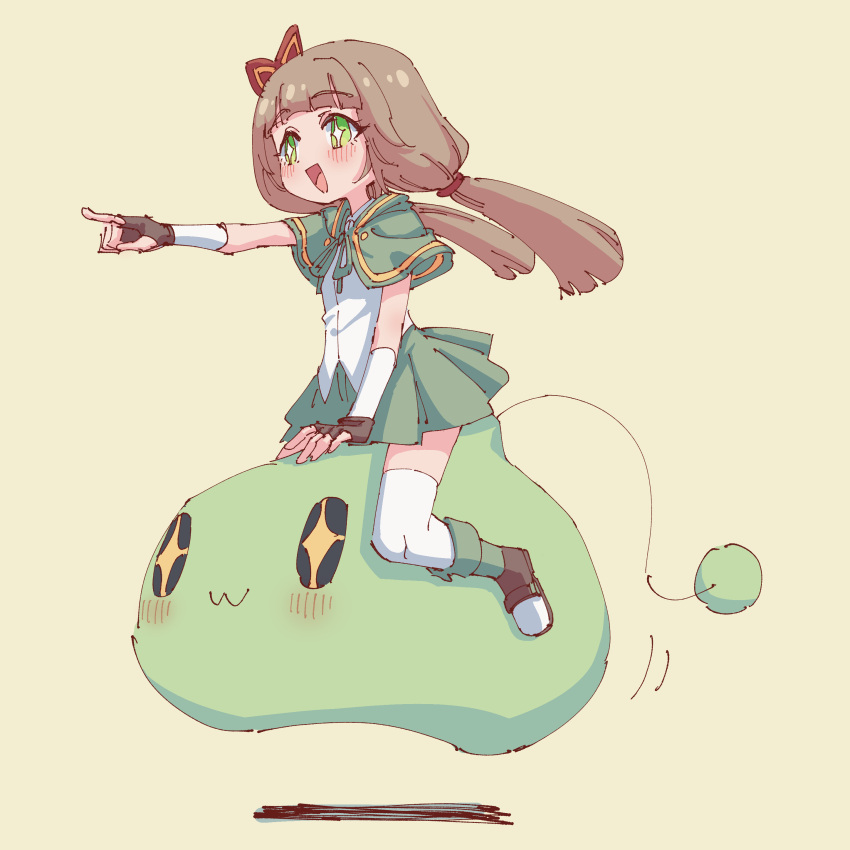 +_+, 1girl, :3, :d, absurdres, blunt_bangs, blush, boots