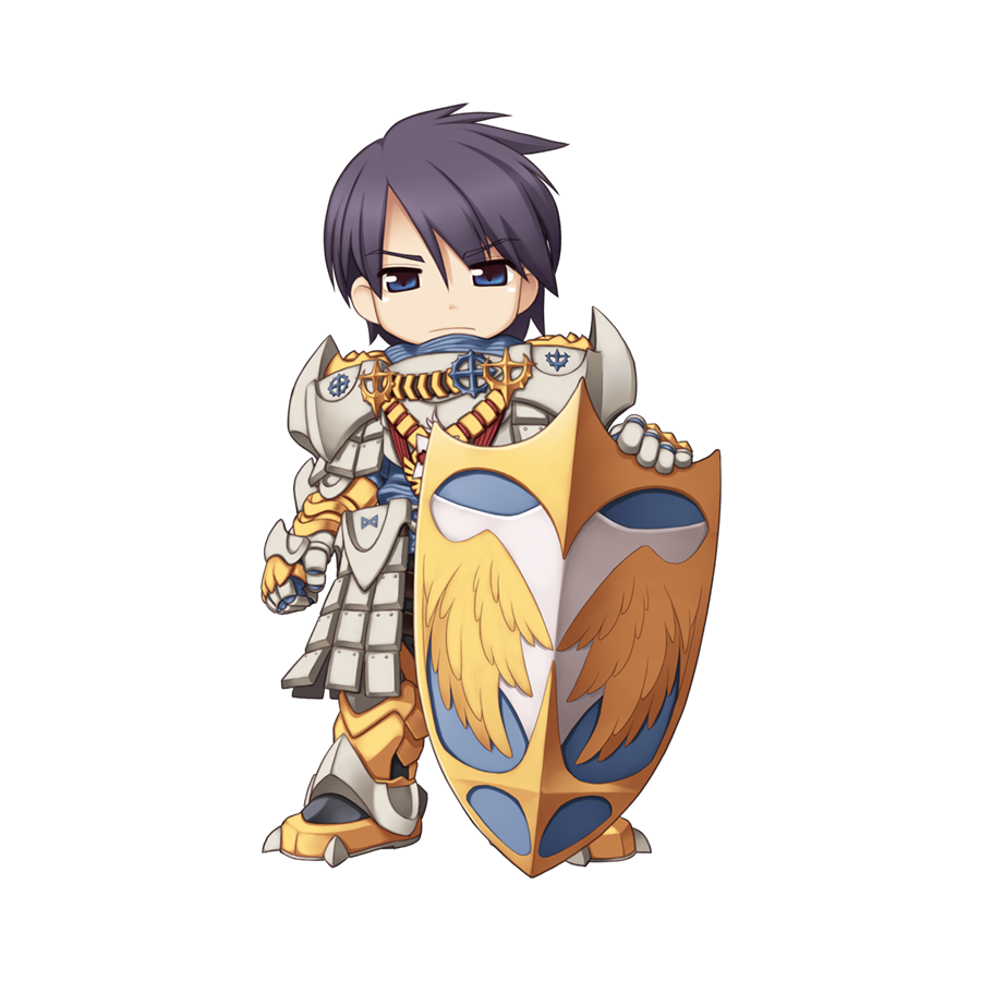 1boy, armor, armored_boots, black_hair, blue_eyes, boots, breastplate, chainmail