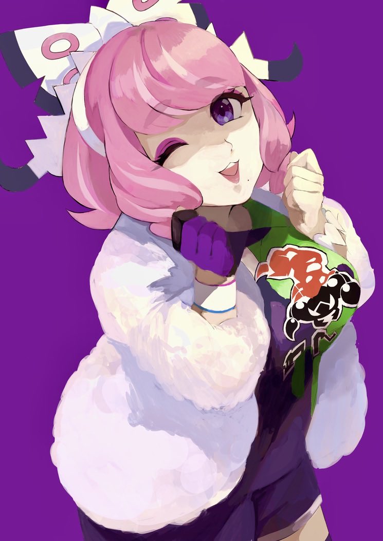 1girl, bracelet, breasts, collared_shirt, drill_hair, dynamax_band, eyeshadow, flipped_hair