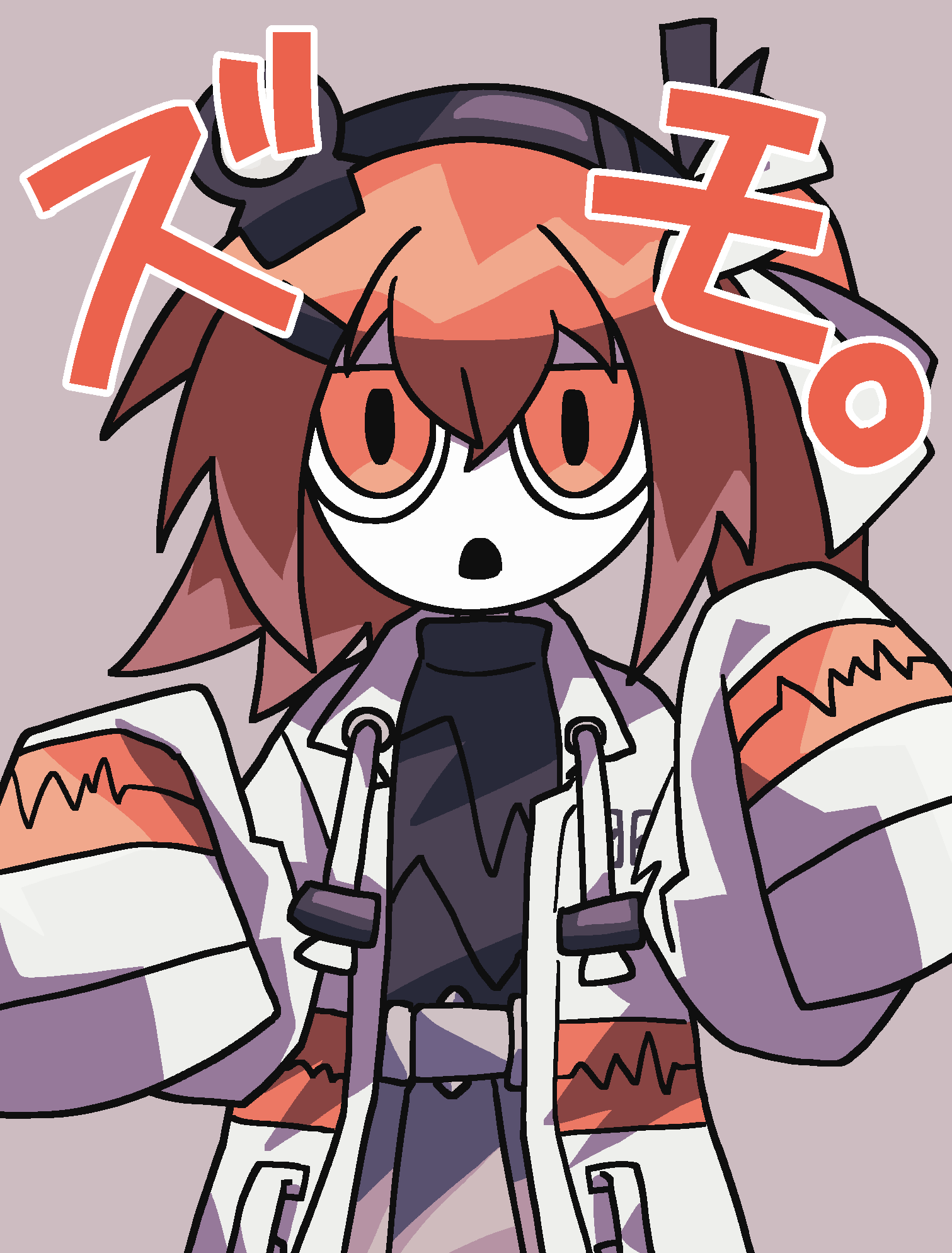 1girl, 9chrono0, a.i._voice, adachi_rei, belt, black_mouth, black_shirt, commentary_request