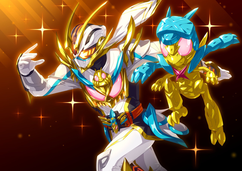 1boy, alternate_costume, armor, bodysuit, bug, chemy, creature, crosshopper