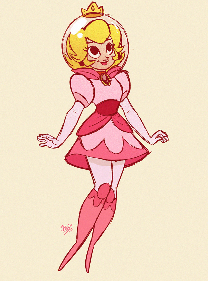 1girl, adapted_costume, beth_turnsek, black_eyes, black_gemstone, blonde_hair, cartoonized, chest_jewel