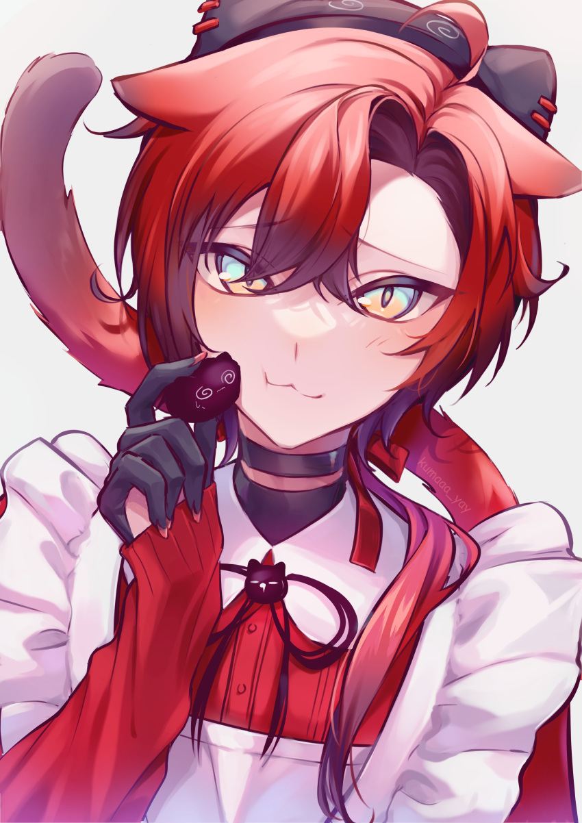1boy, :3, absurdres, ahoge, alternate_hair_length, alternate_hairstyle, androgynous, animal_ears