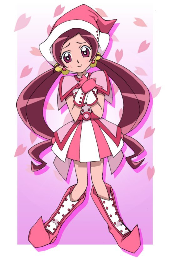 boots, cherry_blossoms, color_connection, company_connection, cosplay, female, fukushima_masaru, hanasaki_tsubomi
