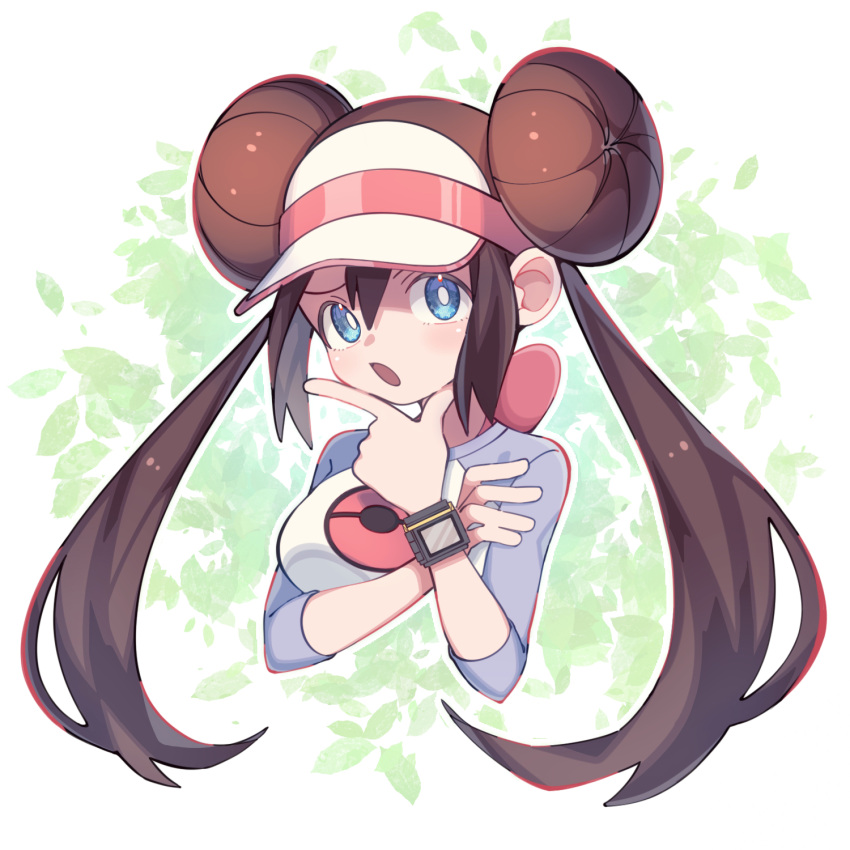 1girl, :o, blue_eyes, blush, bow, breasts, bright_pupils, brown_hair
