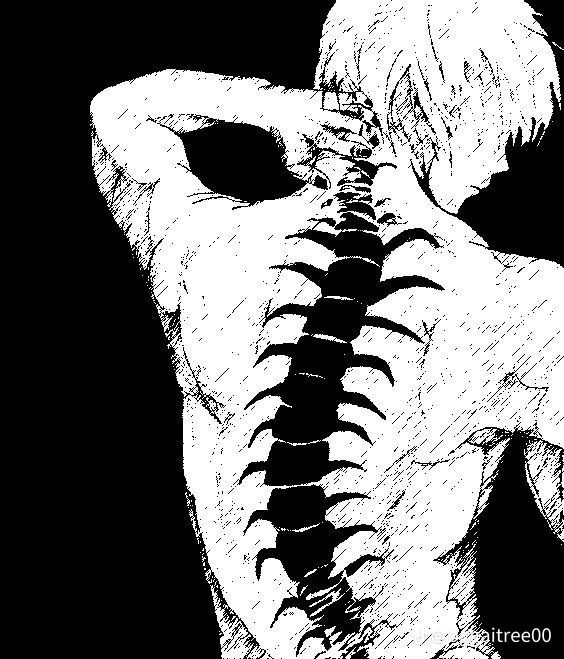 1boy, centipede, ghoul, kaneki_ken, tatoo, tokyo_ghoul