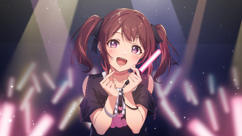 1girl, absurdres, bang_dream!, blush, bracelet, character_request, check_character, clothing_cutout