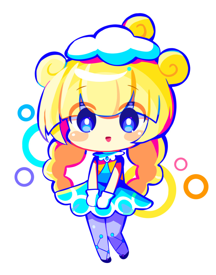 1girl, blonde_hair, blue_eyes, blunt_bangs, chibi, full_body, highres, long_hair