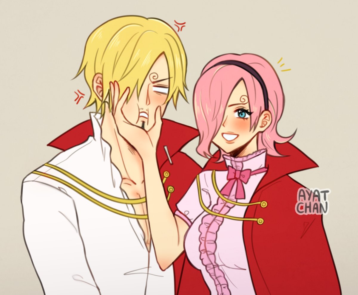 1boy, 1girl, artist_name, ayat_chan, black_hairband, blonde_hair, blush, brother_and_sister