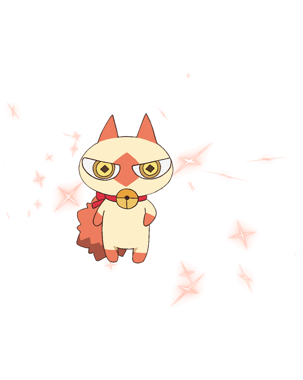 1boy, acro_trip, animal_ears, bell, cat, cat_ears, diamond_(shape), hand_on_own_hip