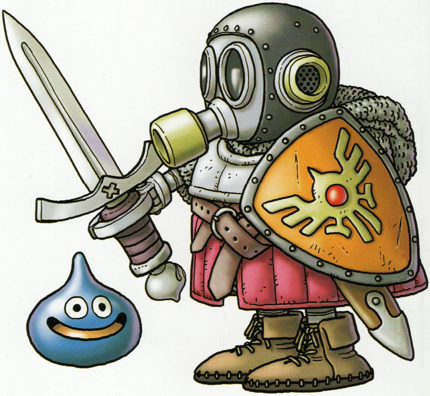 1boy, armor, armored_skirt, artist_self-insert, belt, belt_buckle, black_eyes, black_outline