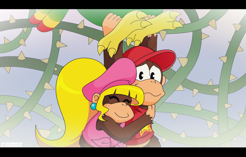 1girl, 2boys, ^_^, absurdres, baseball_cap, beret, bird, black_eyes
