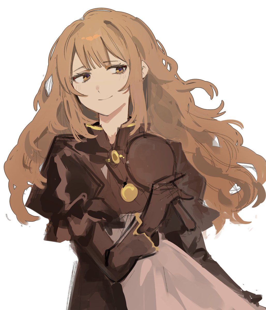 115_koubunshi, 1girl, ascot, black_ascot, black_jacket, brown_eyes, brown_hair, catherine_(project_moon)