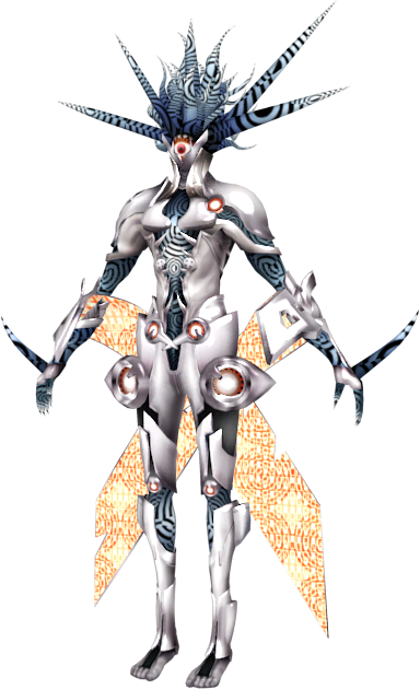 armor, corruption, digimon, digimon_story:_cyber_sleuth, eater_(digimon), eater_adam, glowing, glowing_eyes