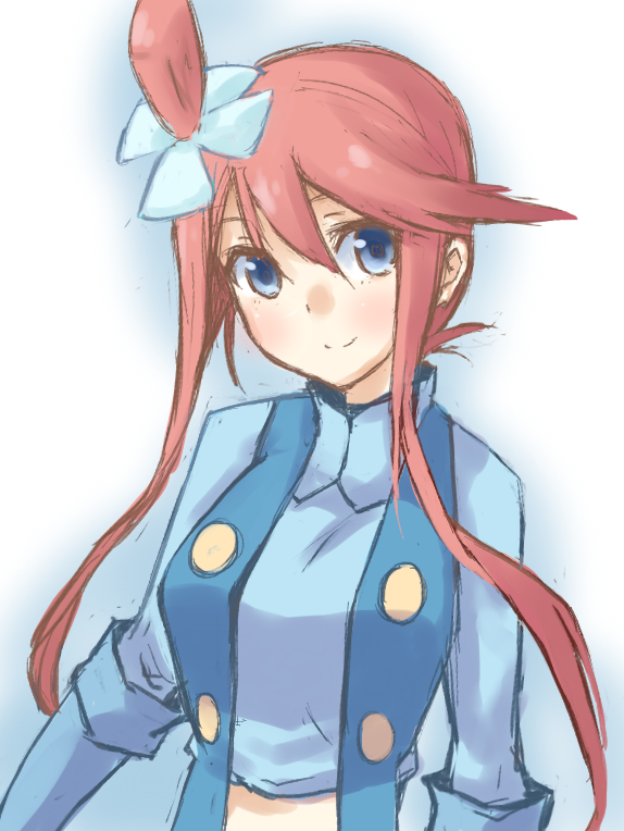 blue_eyes, exion_(neon), fuuro_(pokemon), gym_leader, hair_ornament, pokemon, pokemon_(game), pokemon_black_and_white