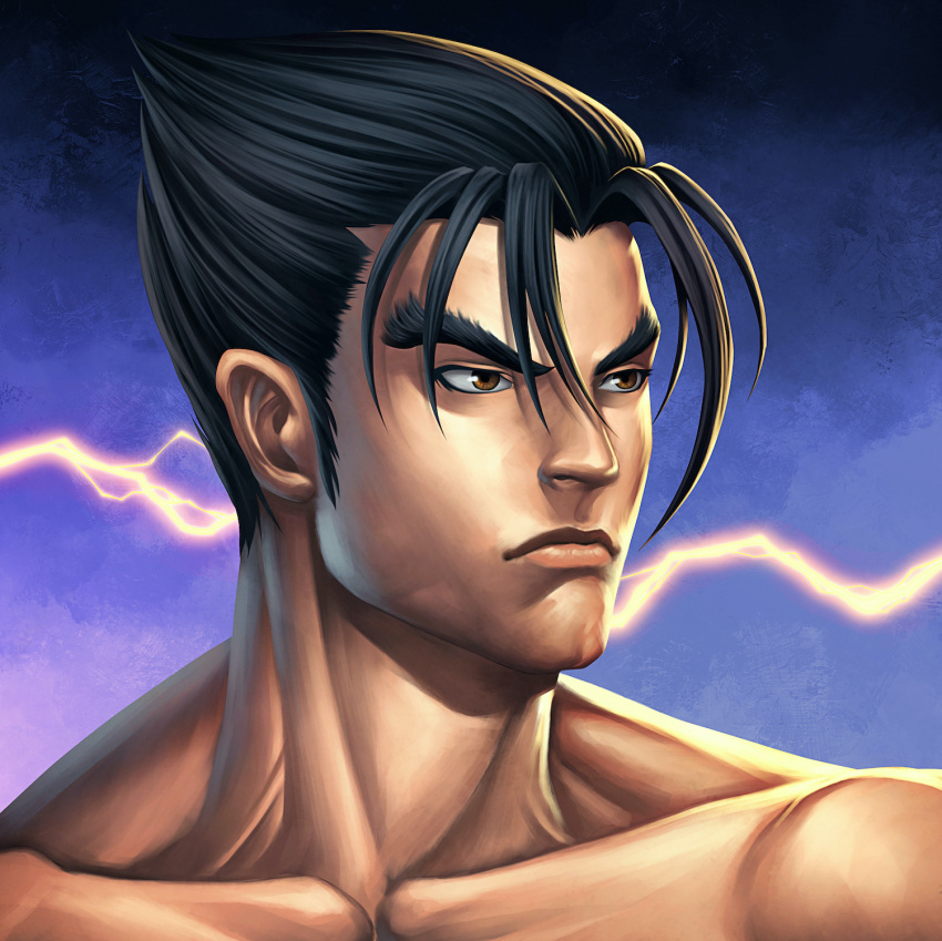 dxsinfinite, highres, kazama_jin, non-web_source, record, tekken, tekken_3