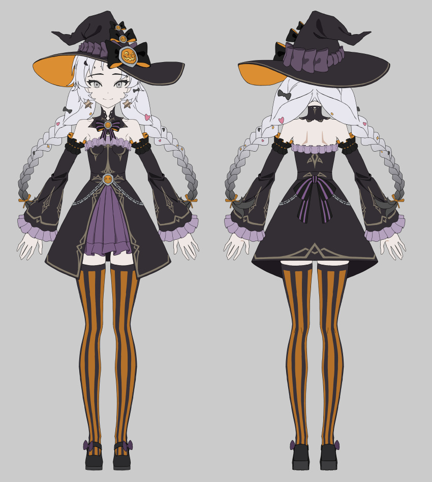1girl, absurdres, ariacandy, back_bow, balloon_party, bare_shoulders, black_bow, black_bowtie