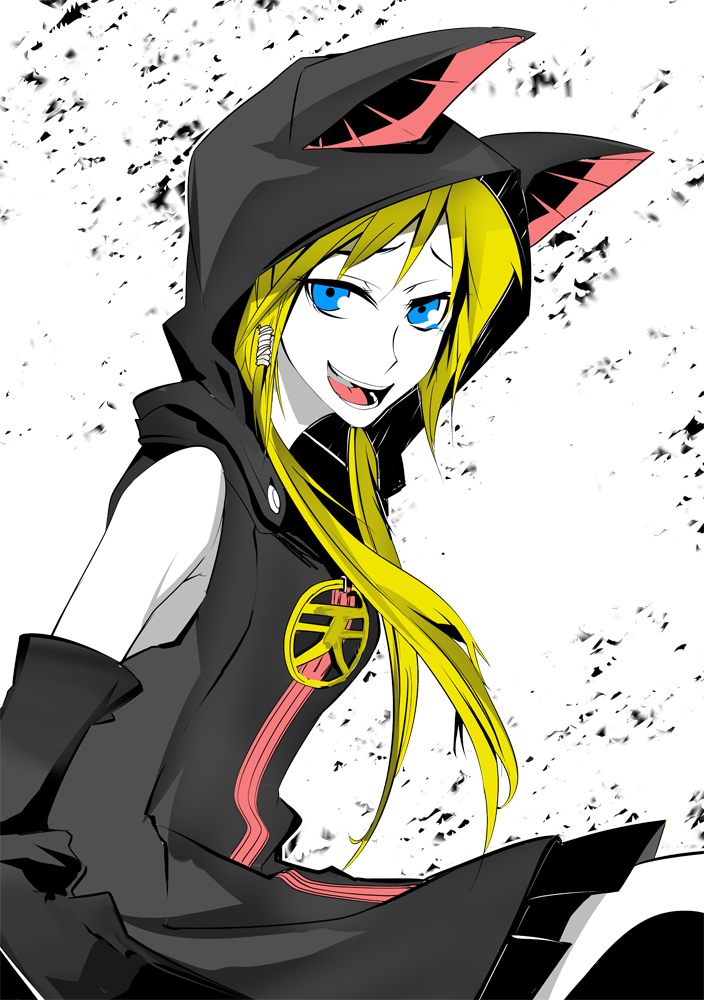 blonde_hair, blue_eyes, hoodie, psyren, samuraig, tenjuin_frederica