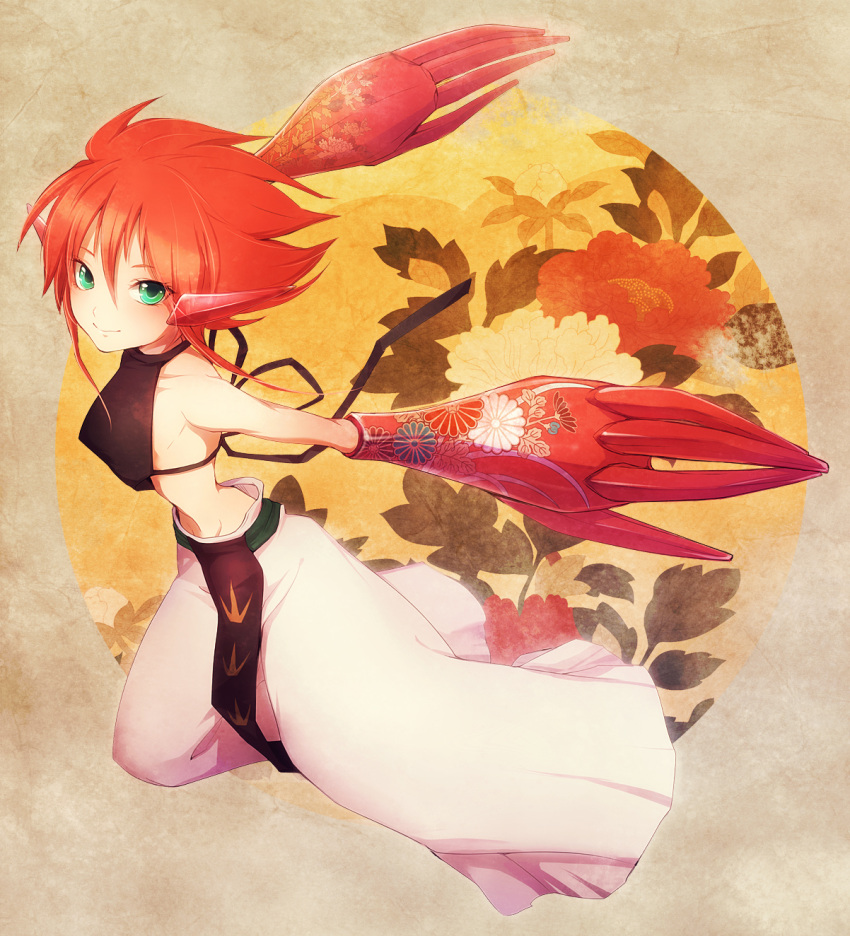 androgynous, blue_eyes, claws, green_eyes, highres, karakuridouji_ultimo, kintsuku, male