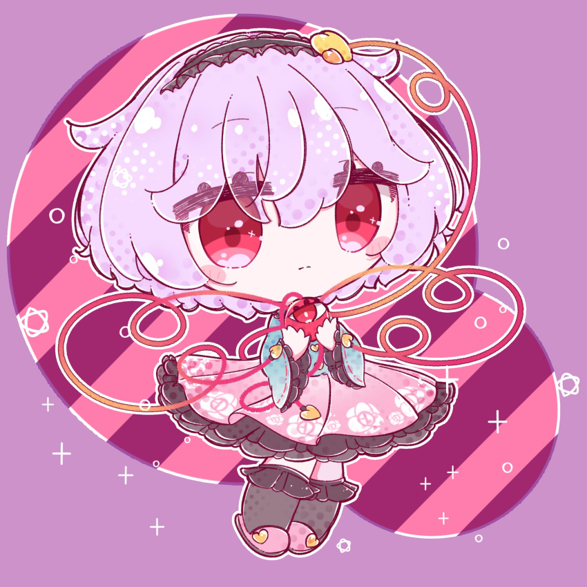 1girl, absurdres, black_hairband, black_thighhighs, blouse, blue_shirt, buttons, chibi