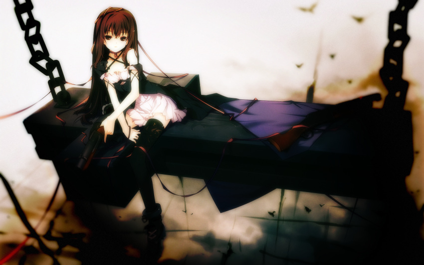 black_hair, brown_eyes, gothic, gothical_blade, gray, gun, long_hair, photoshop