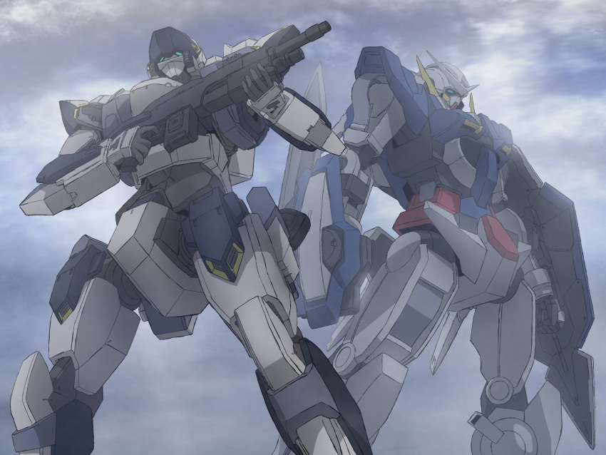 arm_blade, arm_slave_(mecha), arx-7_arbalest, crossover, fog, full_metal_panic!, gun, gundam