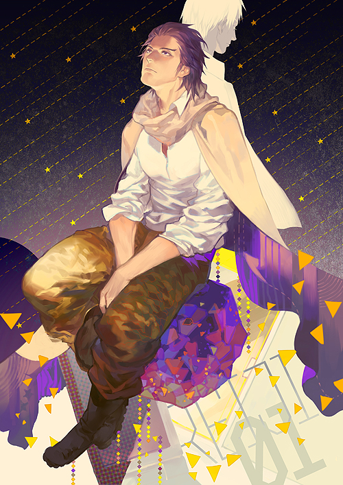 2boys, back-to-back, black_footwear, boots, camouflage, camouflage_pants, character_name, character_request