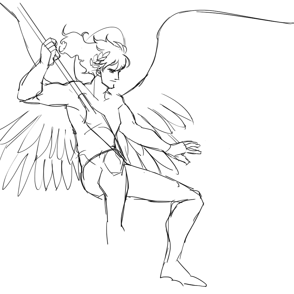 1boy, angel, angel_wings, blood_angels, commentary, english_commentary, full_body, greyscale