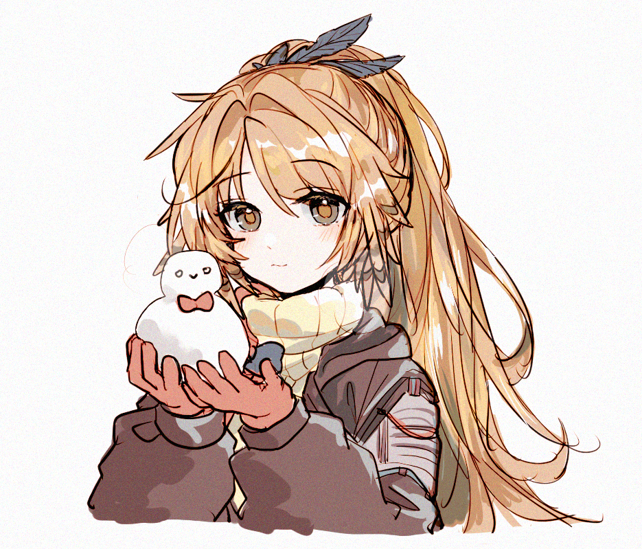 1girl, arknights, black_eyes, black_jacket, blush, closed_mouth, cropped_torso, dot_nose