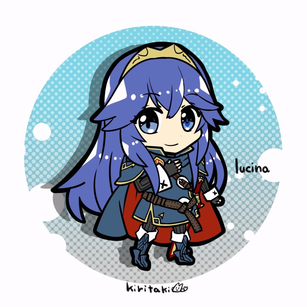 1girl, artist_name, blue_cape, blue_eyes, blue_footwear, brand_of_the_exalt, cape, character_name