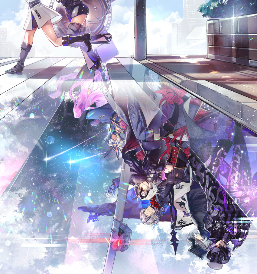 absurdres, ahoge, animal_ears, antonio_salieri_(fate), armor, armored_leotard, ascot, belt
