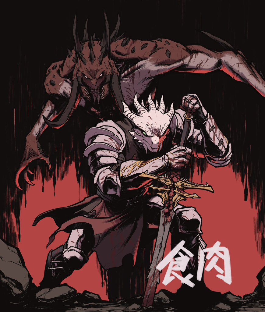 1boy, armor, artist_name, baldur's_gate, baldur's_gate_3, bleeding, blood, blood_on_clothes