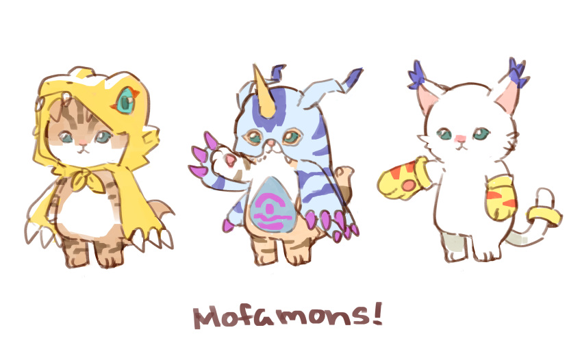 765_nanami, absurdres, agumon, agumon_(cosplay), animal_hands, cat, claws, commentary