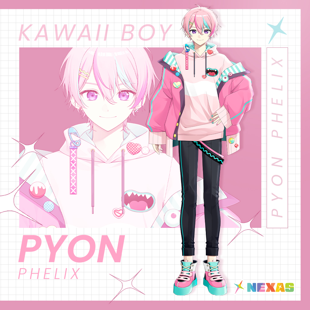 1boy, black_pants, blue_hair, blue_nails, buttons, character_name, closed_mouth, commentary