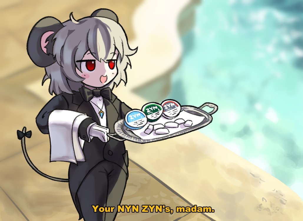 1girl, alternate_costume, animal_ear_fluff, animal_ears, black_bow, black_bowtie, black_jacket, black_pants