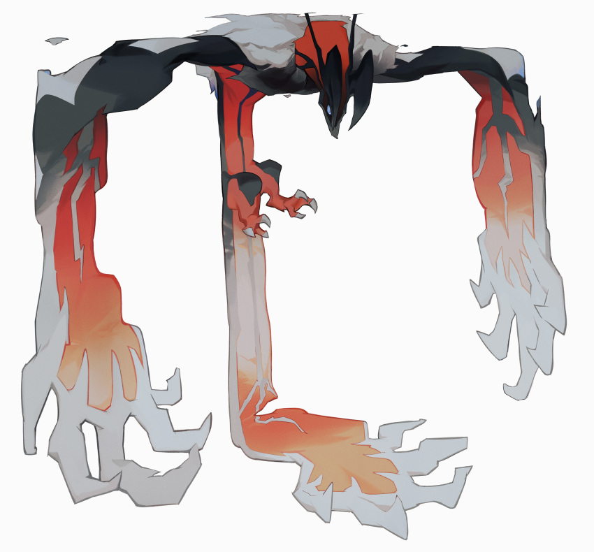 absurdres, blue_eyes, claws, full_body, highres, moonagvaze, no_humans, pokemon