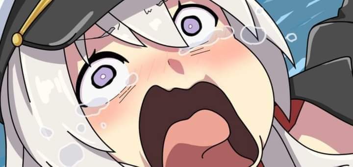 1girl, azur_lane, crying_aqua, crying_aqua_(meme), enterprise_(azur_lane), long_hair, open_mouth