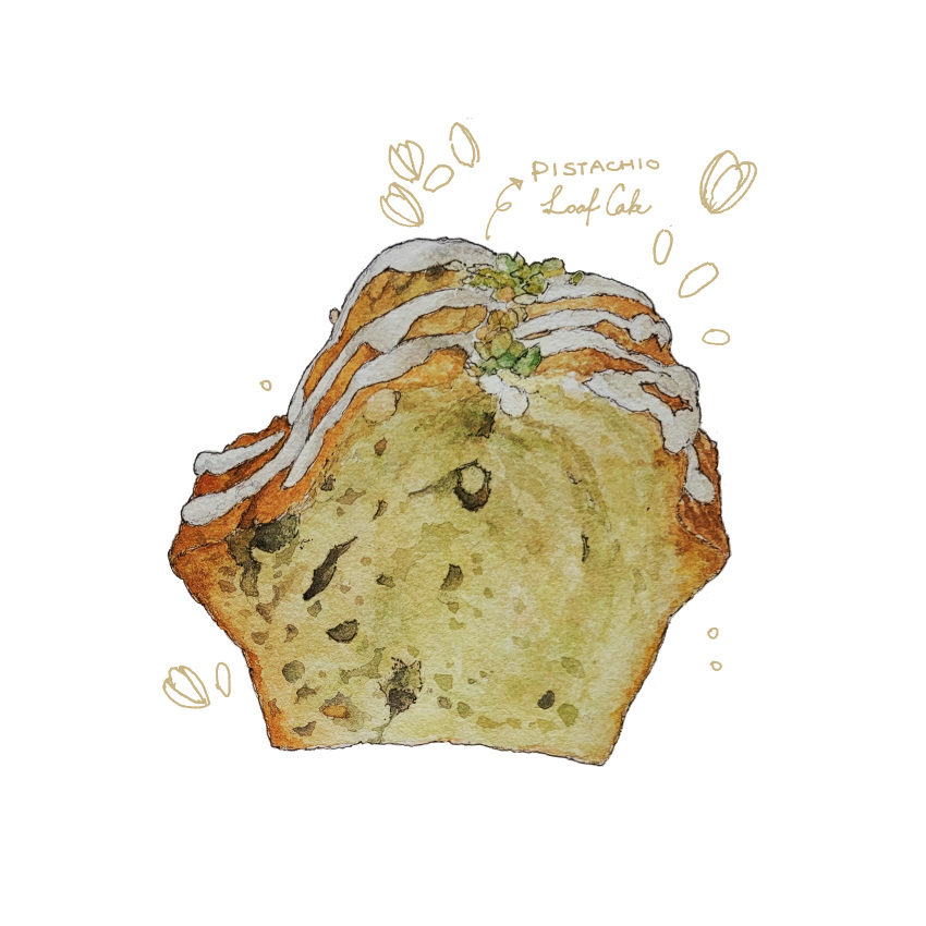 bread, cake, food, food_focus, highres, icing, kohaku392, no_humans