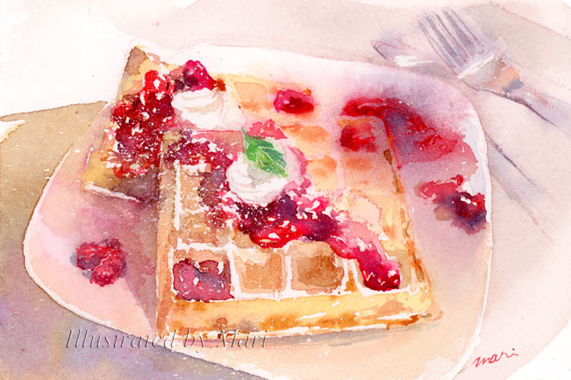food, food_focus, fork, fruit, knife, marine-island, no_humans, original