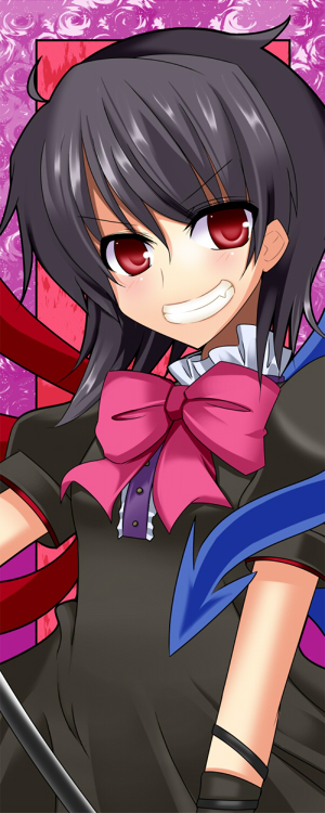 grin, houjuu_nue, short_hair, smile, solo, touhou, yoshida_(pixiv), yoshida_(rodeo)