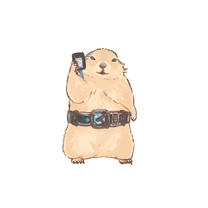 animal_focus, belt, belt_buckle, blue_eyes, blue_hair, body_fur, buckle, card