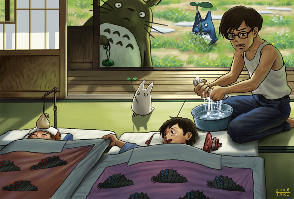 ghibli, kaze_no_tani_no_nausicaa, kusakabe_mei, kusakabe_satsuki, kusakabe_tatsuo, matataku, ohmu, studio_ghibli