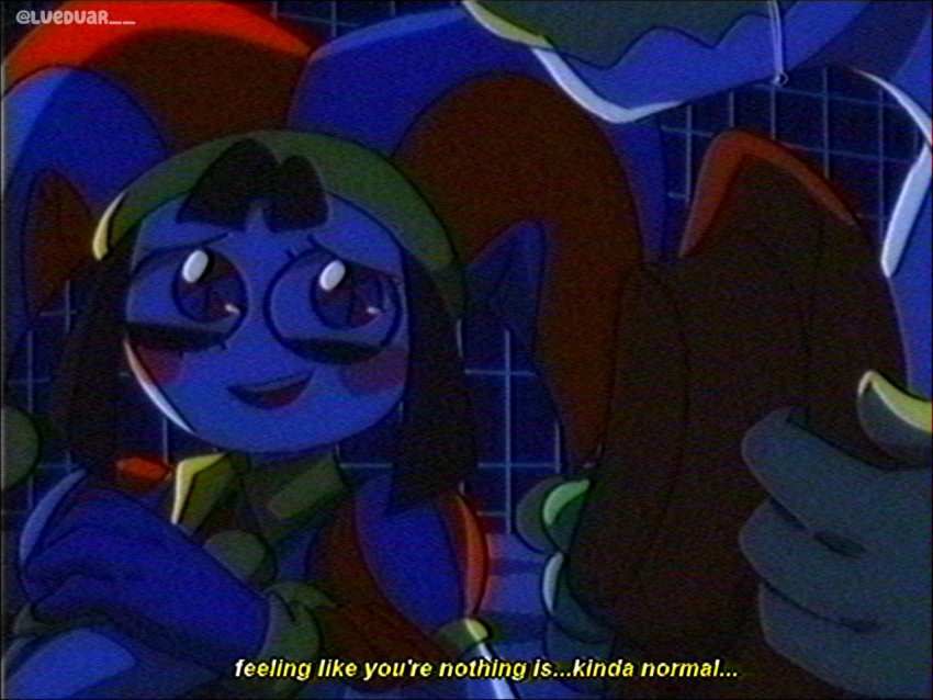 1boy, 1girl, :o, blurry, blush_stickers, crying, derivative_work, english_commentary