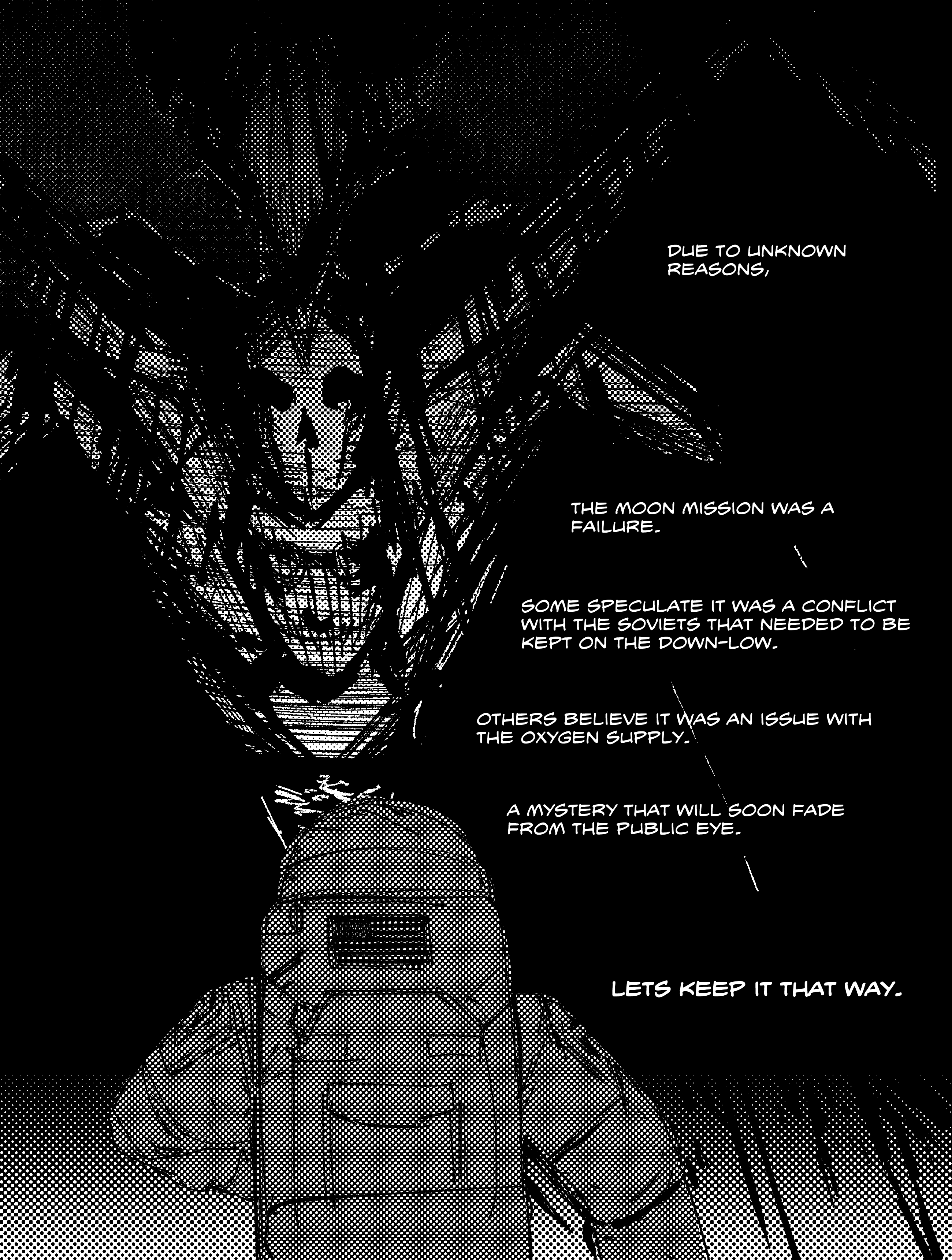 2others, absurdres, astronaut, chainsaw_man, commentary, darkness_devil, english_text, greyscale