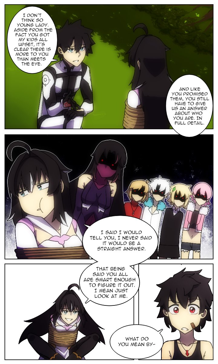 1boy, ahoge, angry, bandaid, bandaid_on_face, black_hair, black_pants, black_skirt