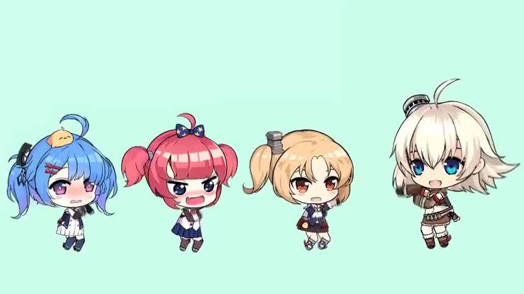 azur_lane, chibi, clevelad_(azur_lane), little_helena_(azur_lane), little_san_diego_(azur_lane), multiple_girls