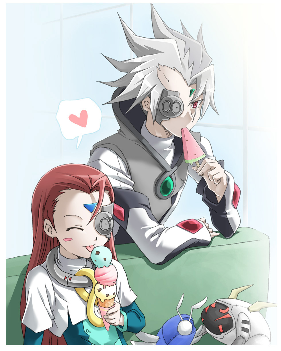 food, ice_cream, lucciano, placido, yuu-gi-ou_5d's